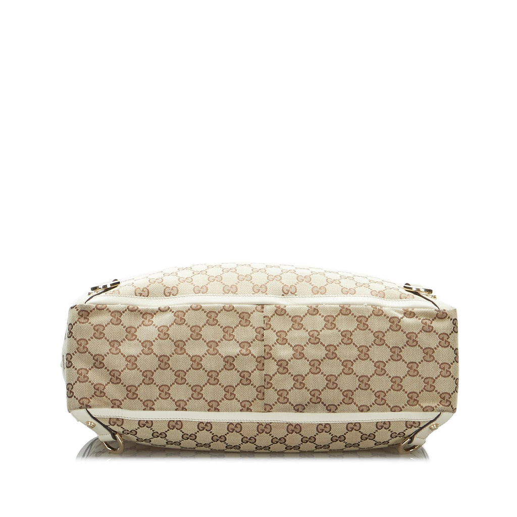 Gucci GG Canvas Abbey D-Ring Tote Bag (SHG-5HkU7J)