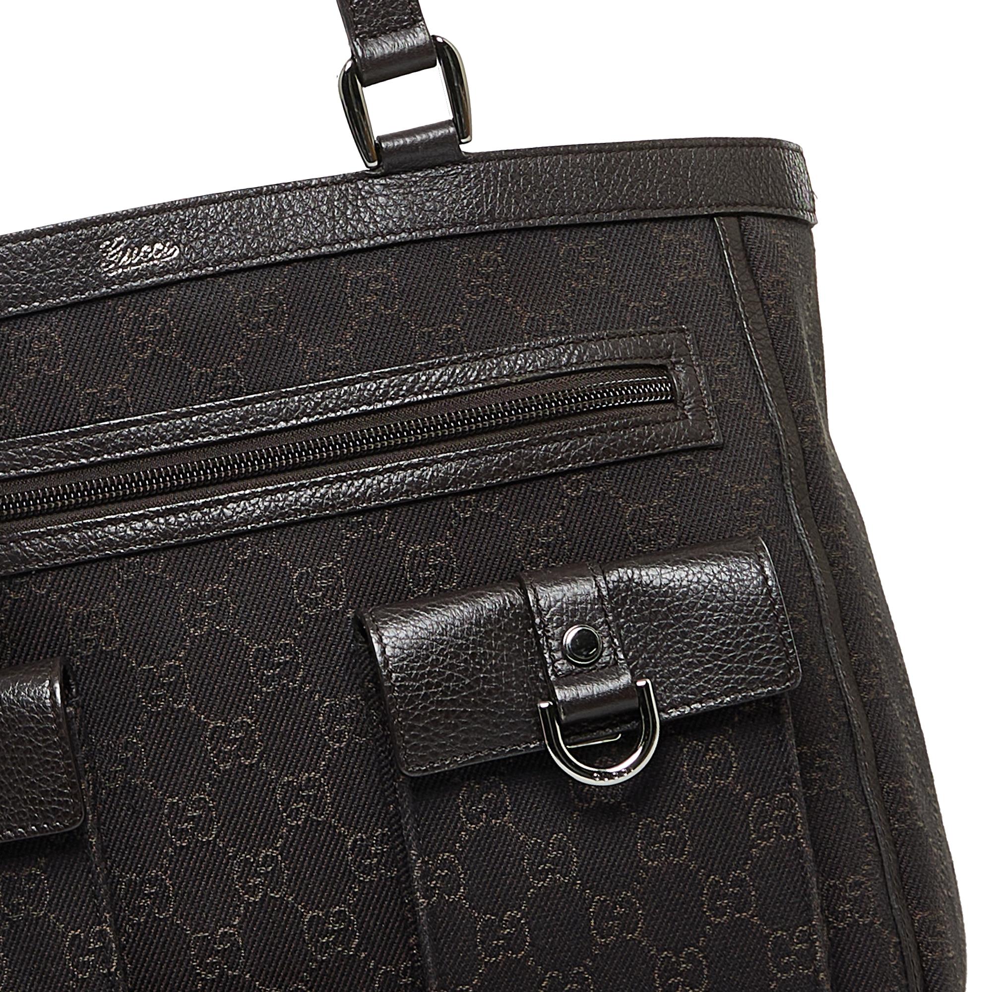 Gucci GG Canvas Abbey D-Ring Tote Bag (SHG-hxuobk)