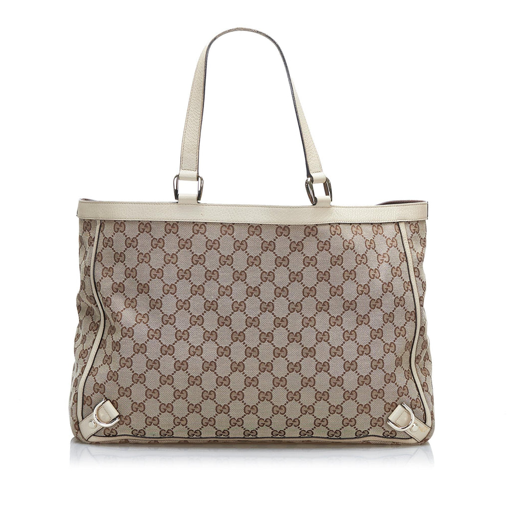 Gucci GG Canvas Abbey D-Ring Tote (SHG-sXPckG)