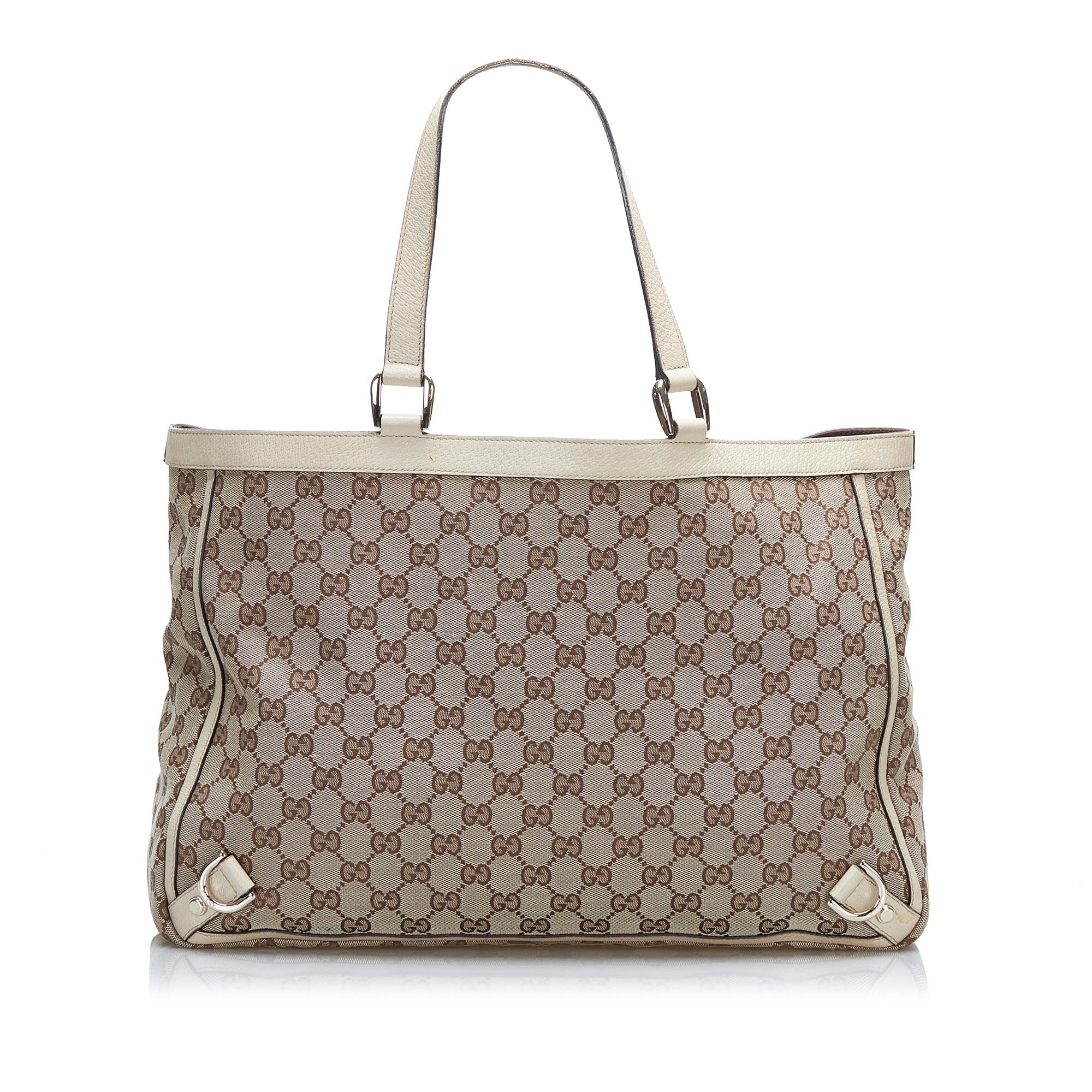 Gucci GG Canvas Abbey D-Ring Tote (SHG-sXPckG)