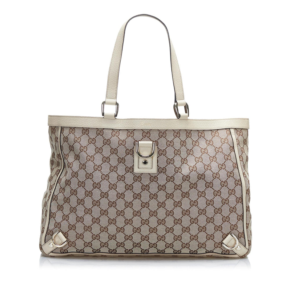 Gucci GG Canvas Abbey D-Ring Tote (SHG-sXPckG)