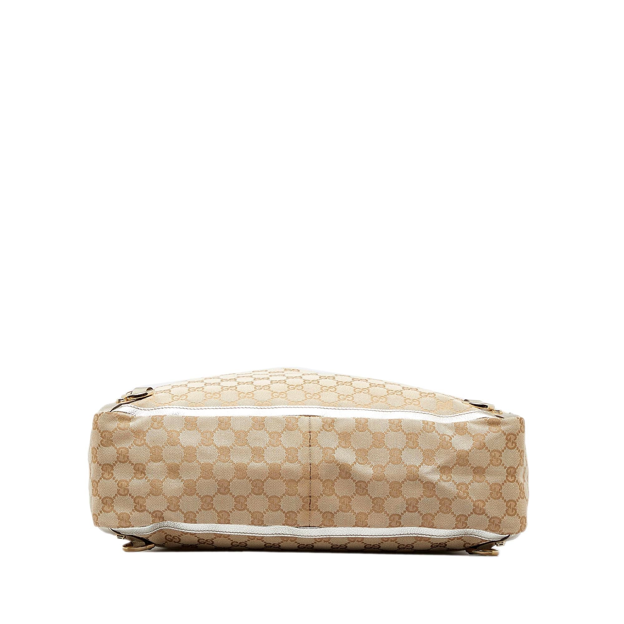 Gucci GG Canvas Abbey D-Ring Tote (SHG-OsQin9)