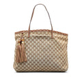 Gucci GG Canvas Bamboo Tassel Tote (SHG-LLt9jD)