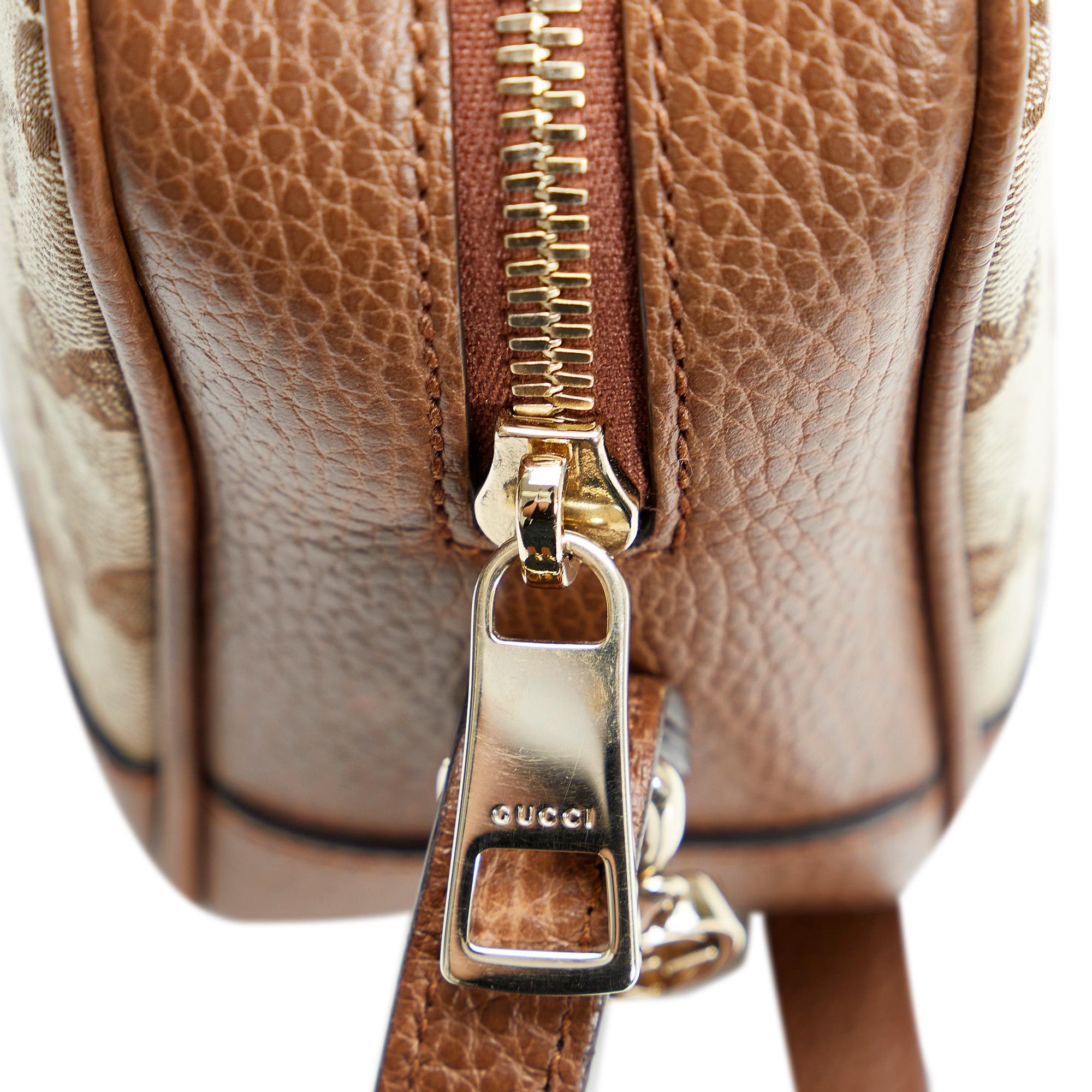 Gucci GG Canvas Bree Crossbody Bag (SHG-dKuEbG)
