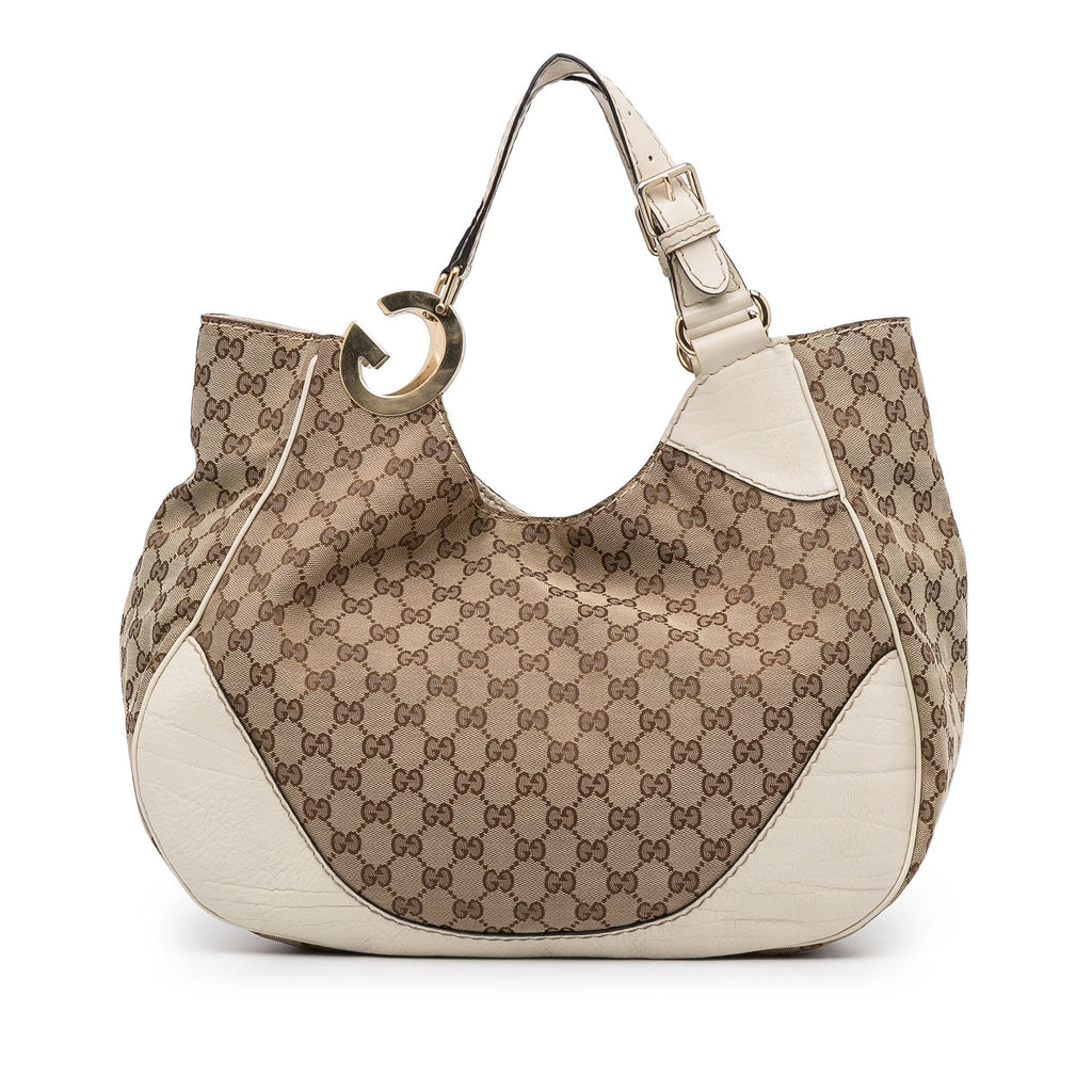 Gucci GG Canvas Charlotte Tote (SHG-V1X5T0)