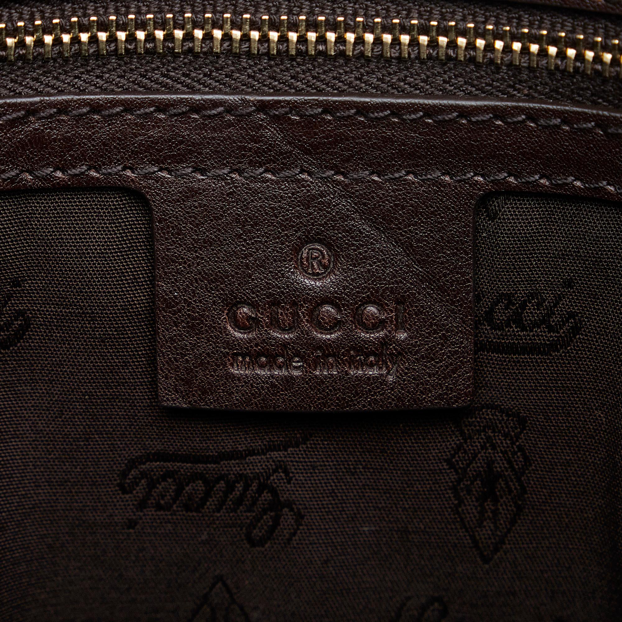 Gucci GG Canvas Charm Tote (SHG-n6X4id)