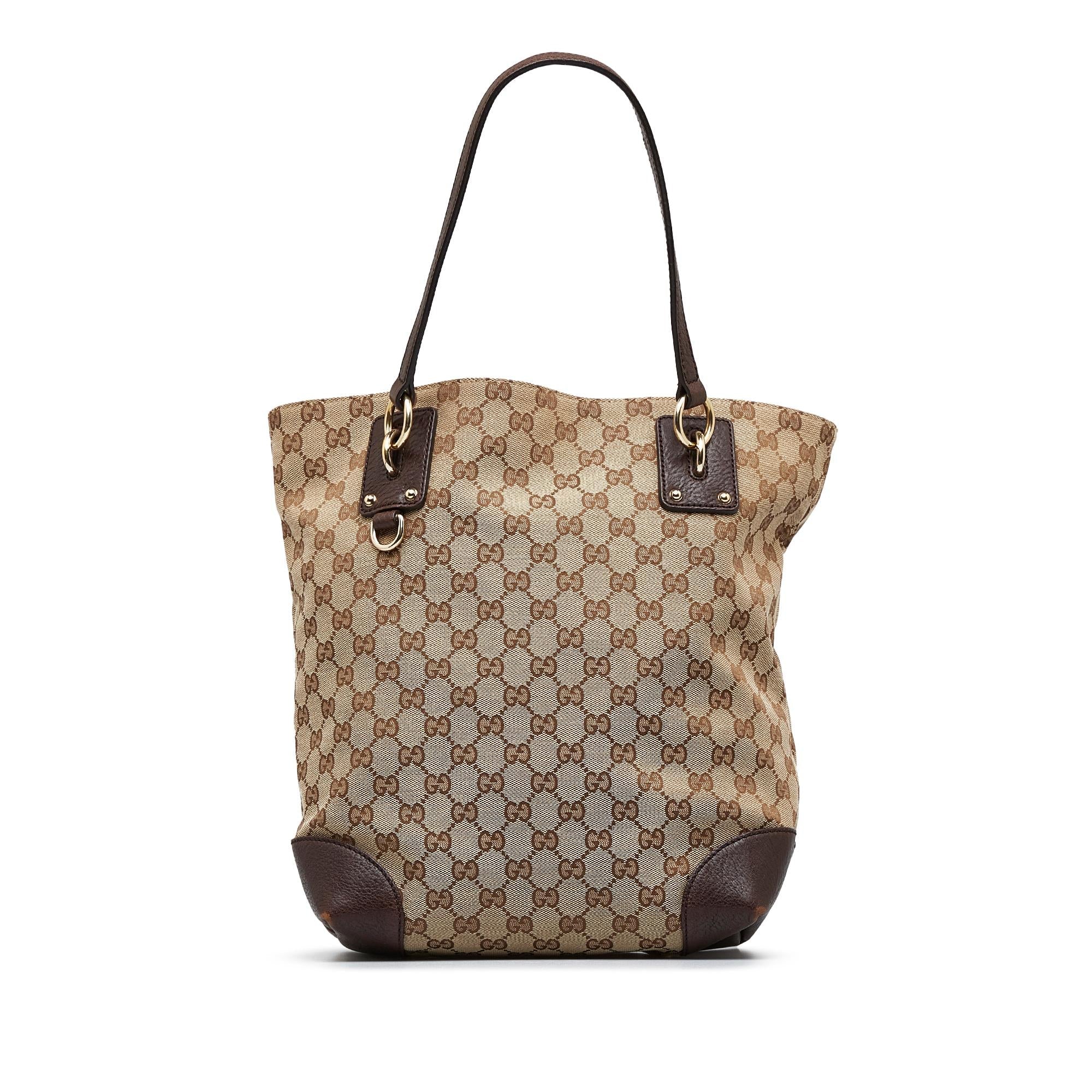 Gucci GG Canvas Charm Tote (SHG-zYRkEO)