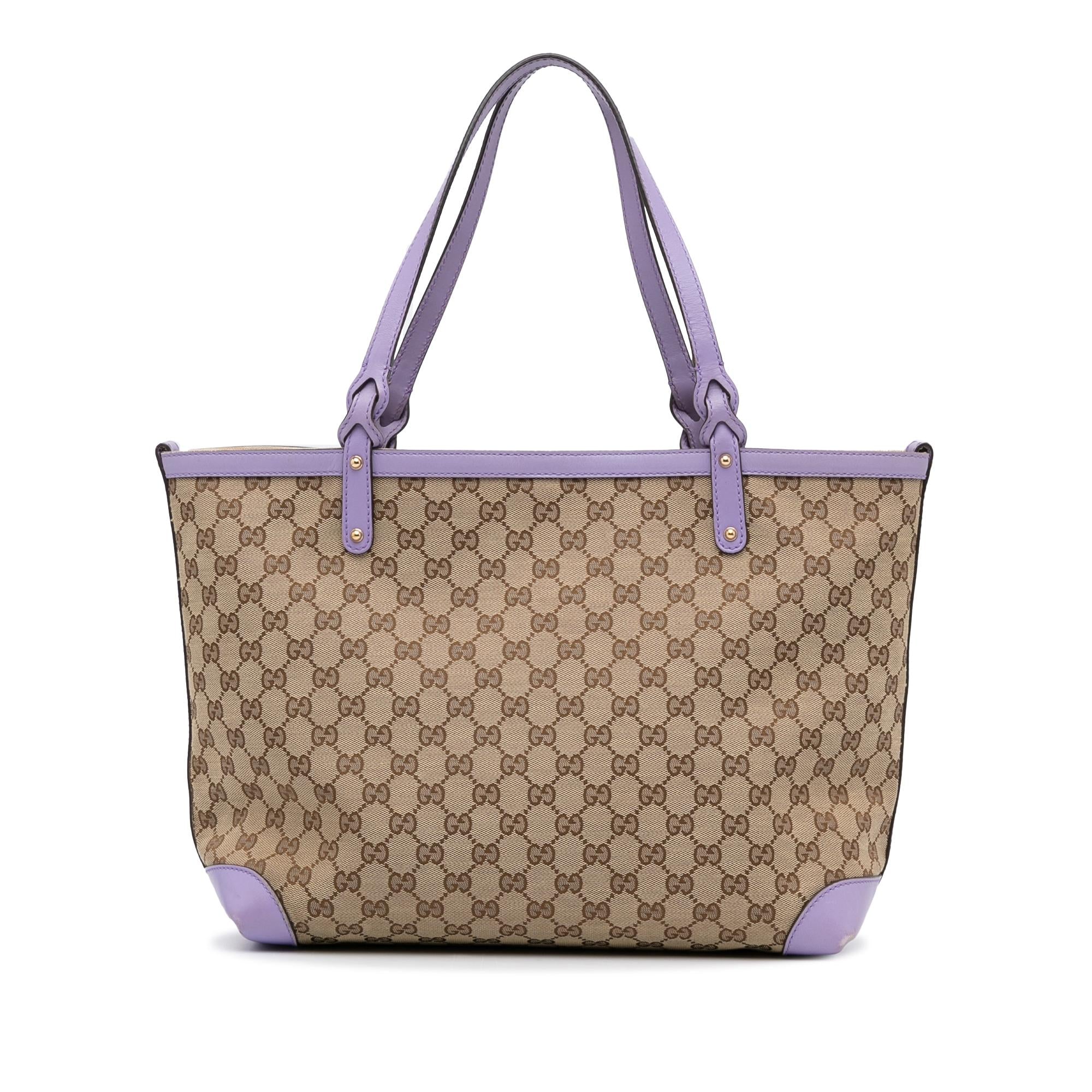 Gucci GG Canvas Craft Tote (SHG-MJEHbV)