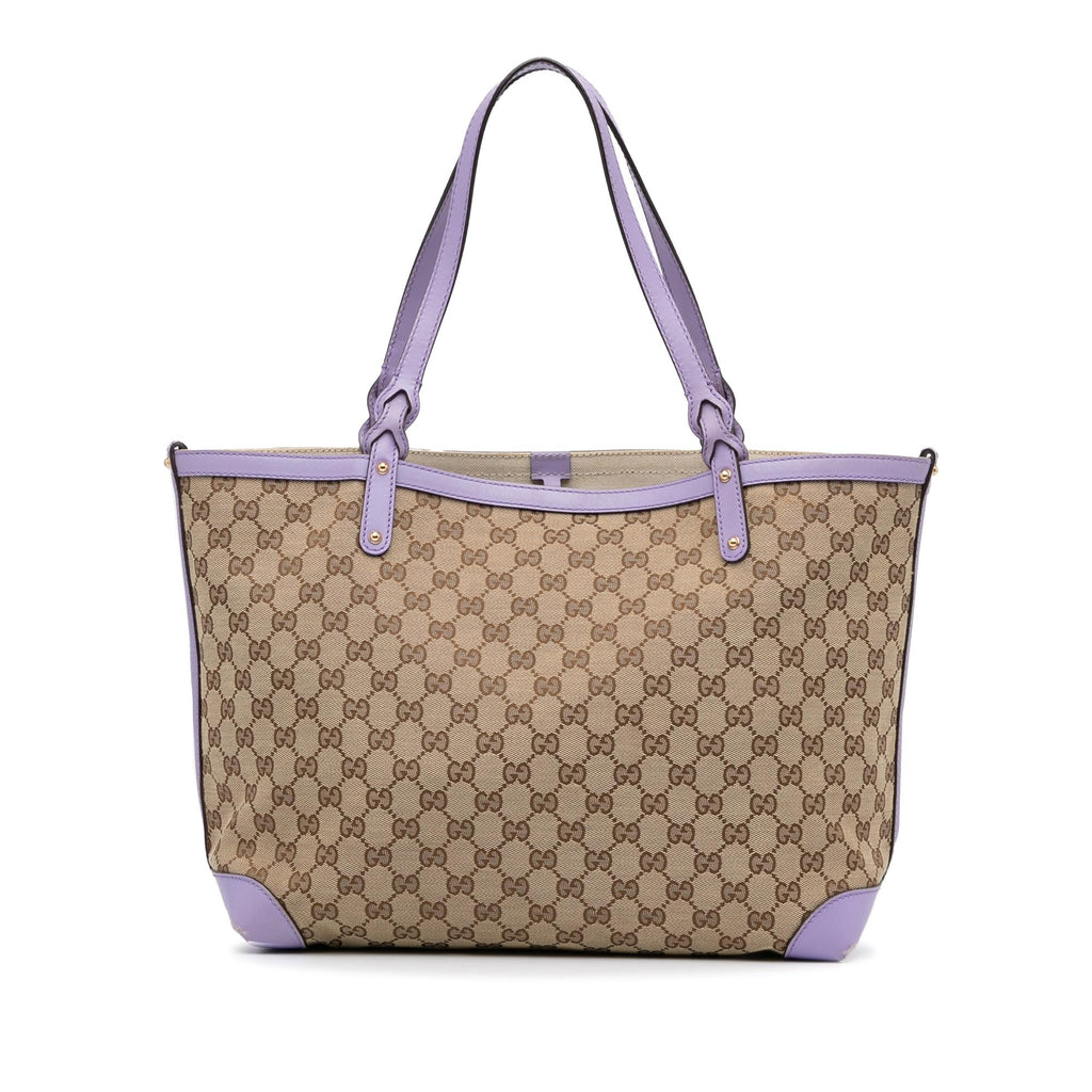 Gucci GG Canvas Craft Tote (SHG-MJEHbV)