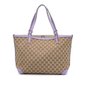 Gucci GG Canvas Craft Tote (SHG-MJEHbV)
