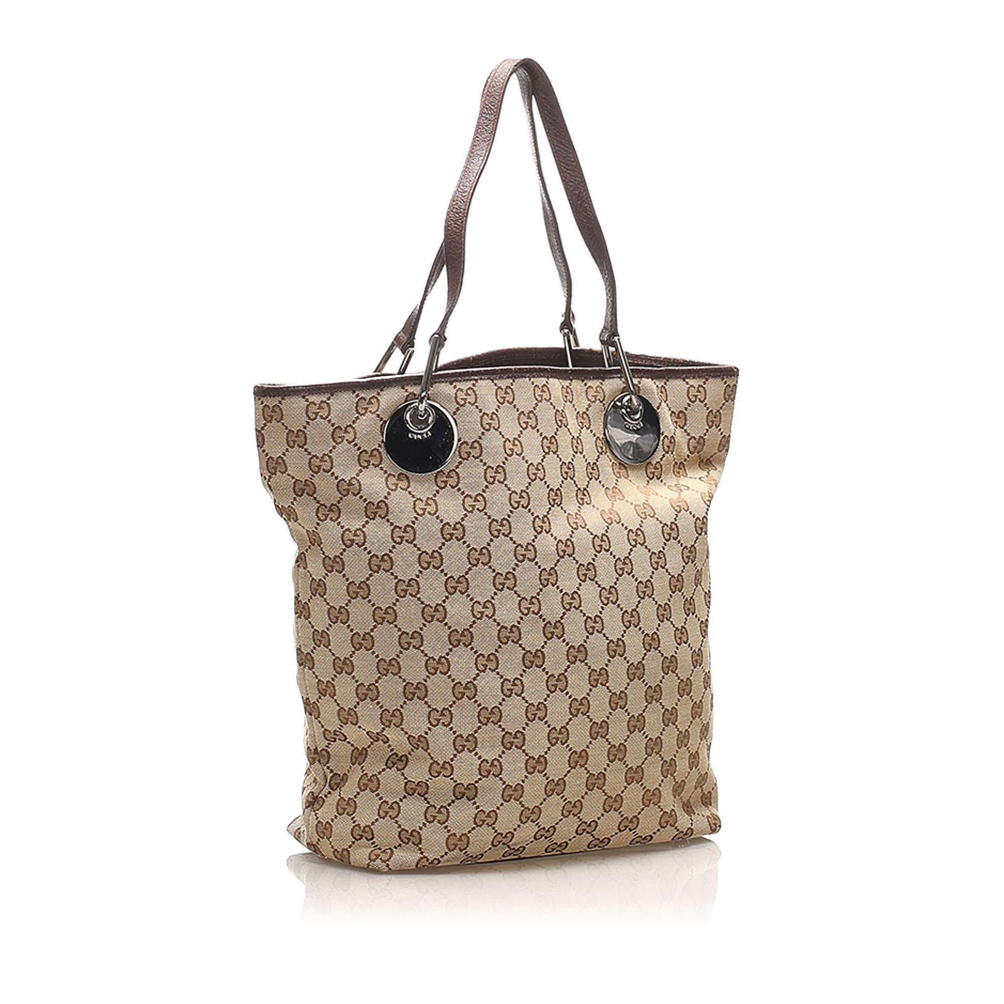Gucci GG Canvas Eclipse Tote Bag (SHG-15362)