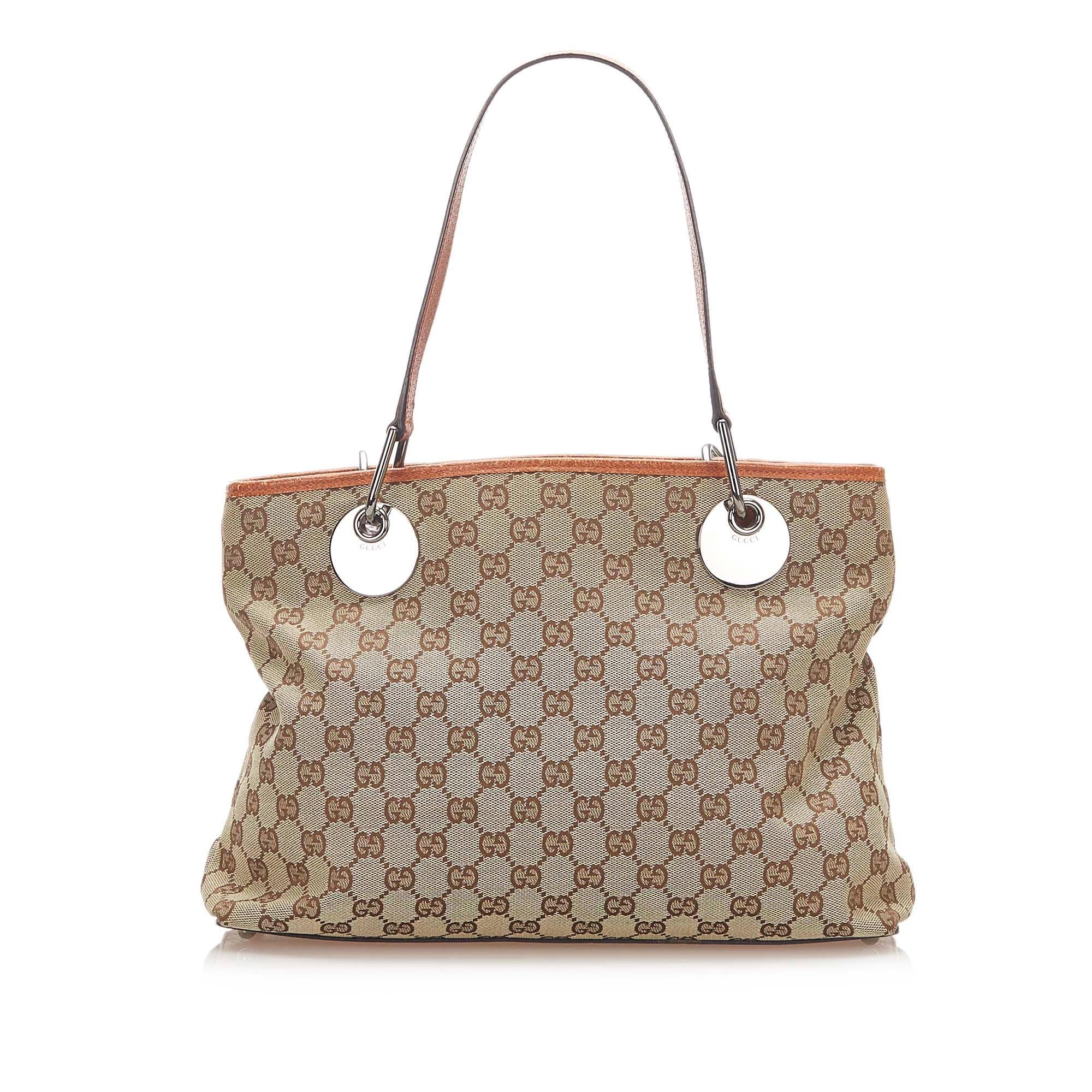 Gucci GG Canvas Eclipse Tote Bag (SHG-17739)
