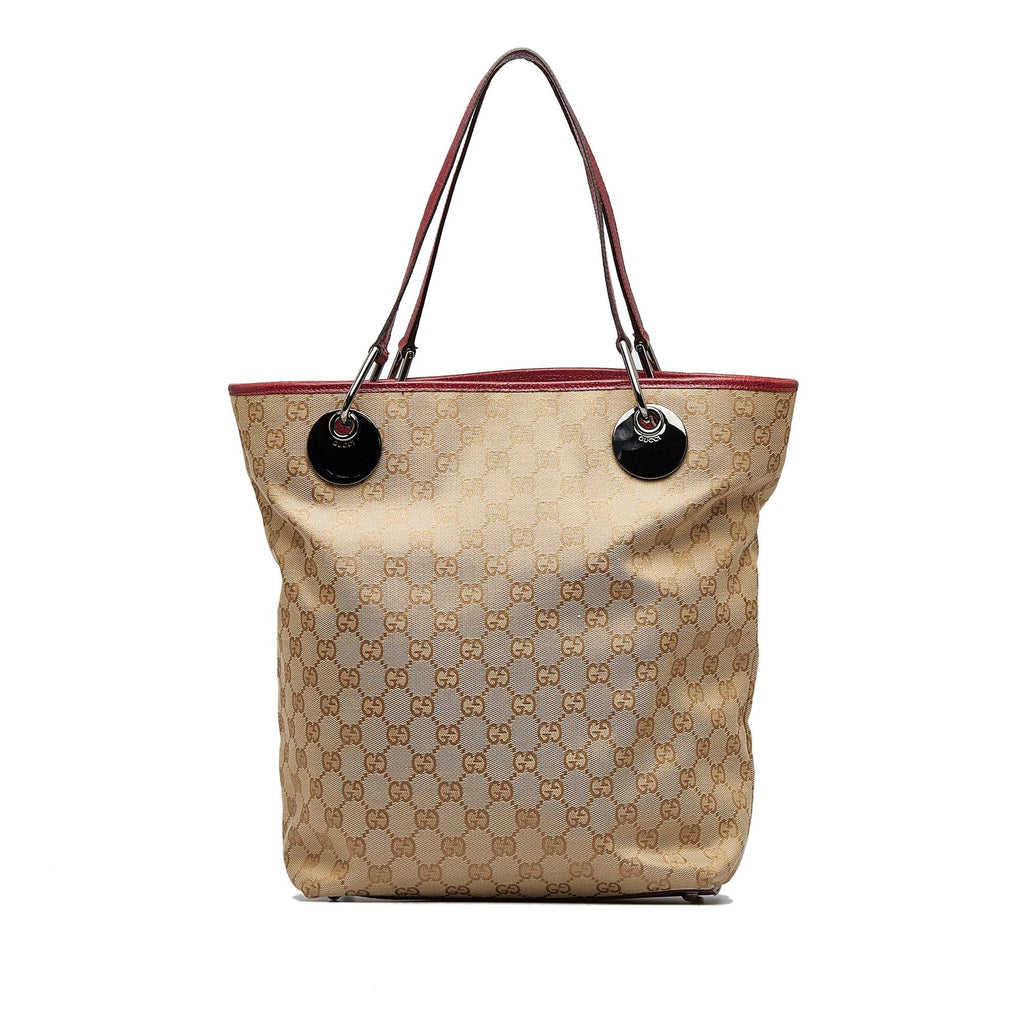 Gucci GG Canvas Eclipse Tote Bag (SHG-bHiA5c)