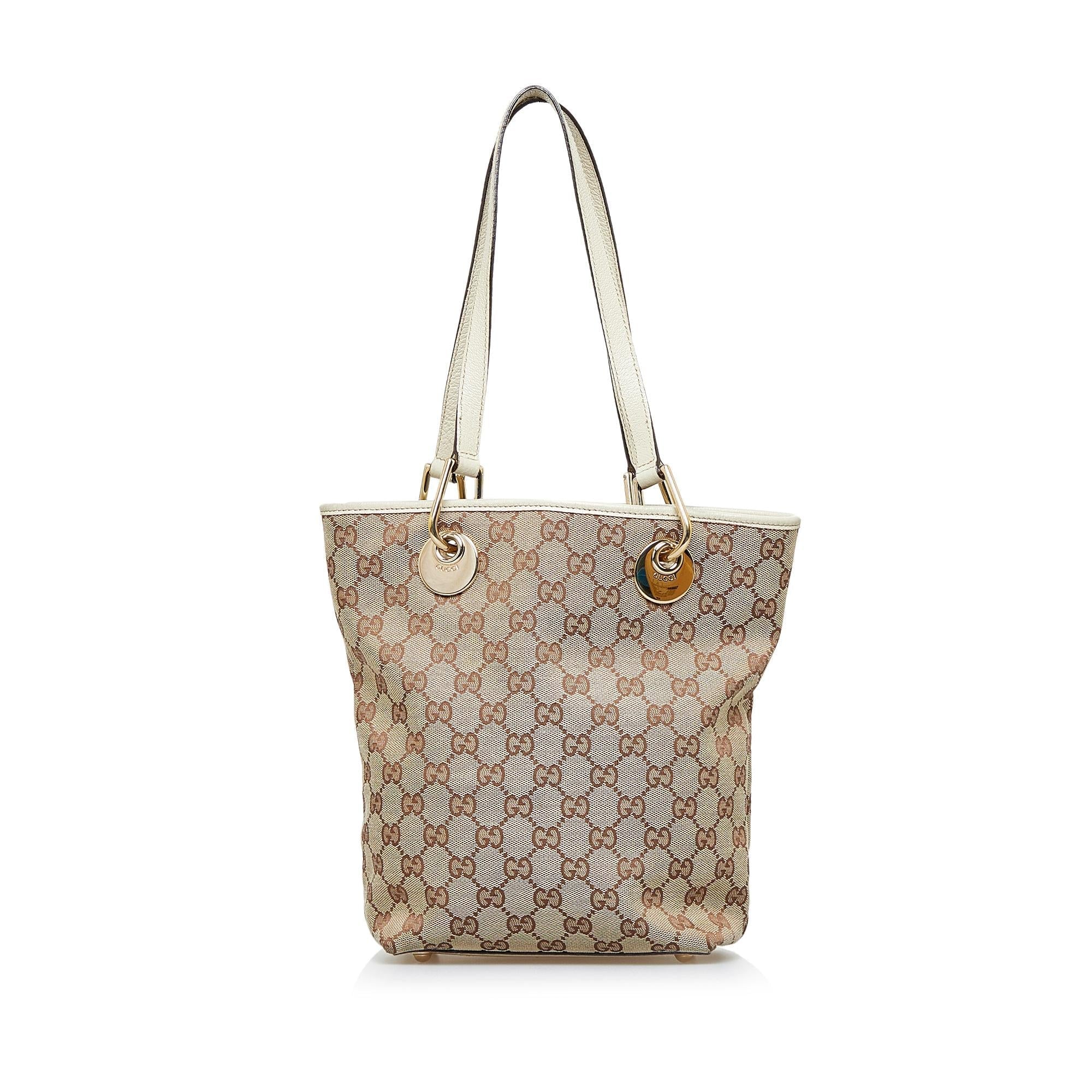 Gucci GG Canvas Eclipse Tote Bag (SHG-Yw5Xsh)