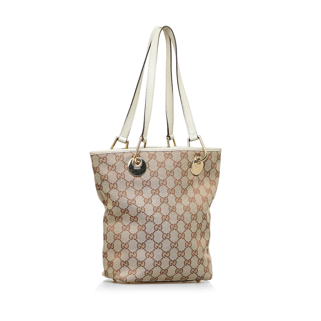 Gucci GG Canvas Eclipse Tote Bag (SHG-Yw5Xsh)