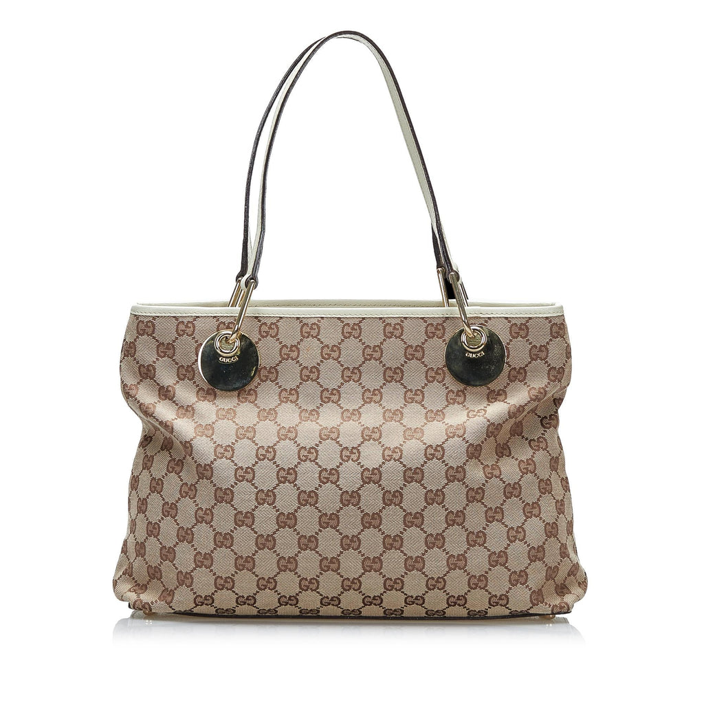 Gucci GG Canvas Eclipse Tote (SHG-y7kFVR)