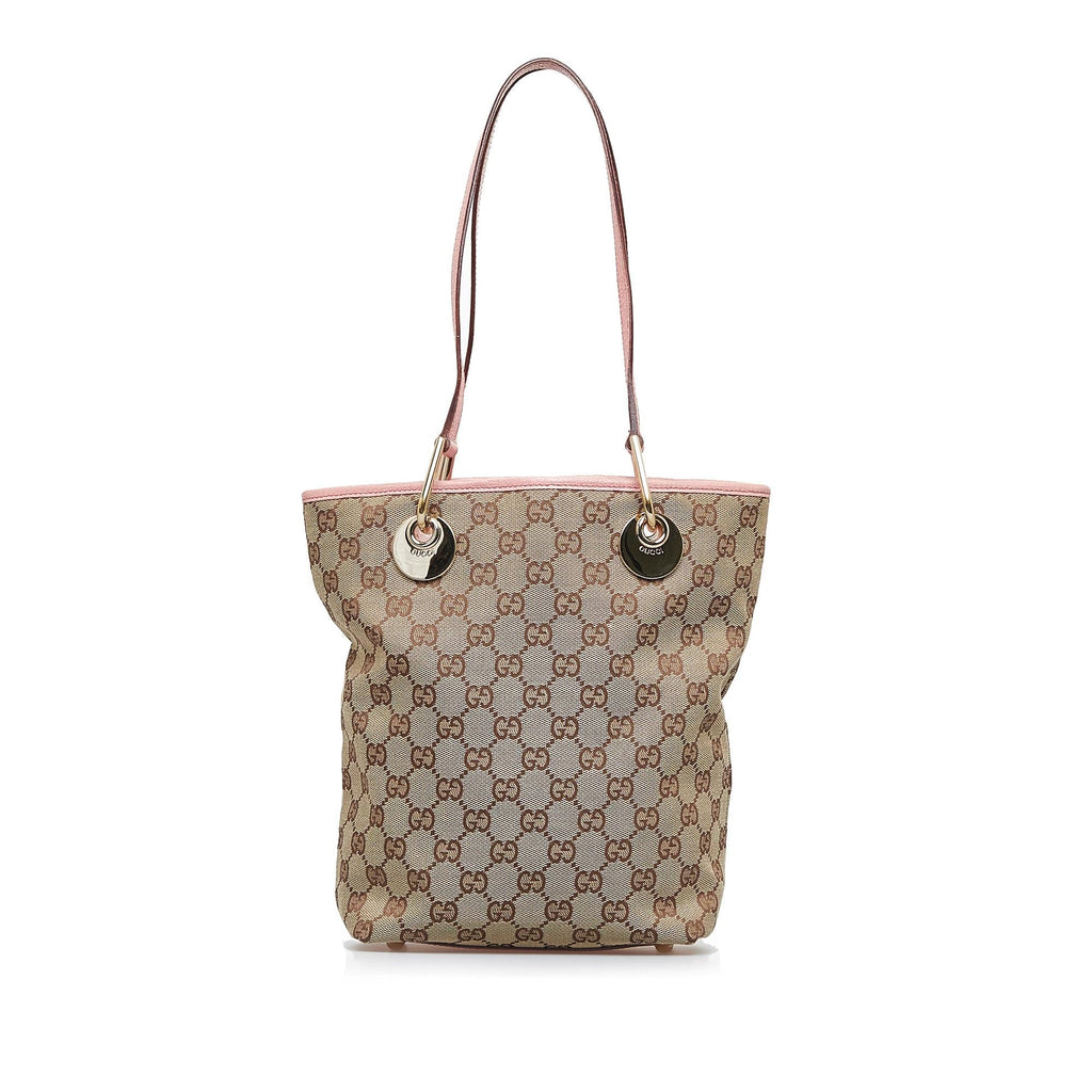 Gucci GG Canvas Eclipse Tote (SHG-0u46Wb)
