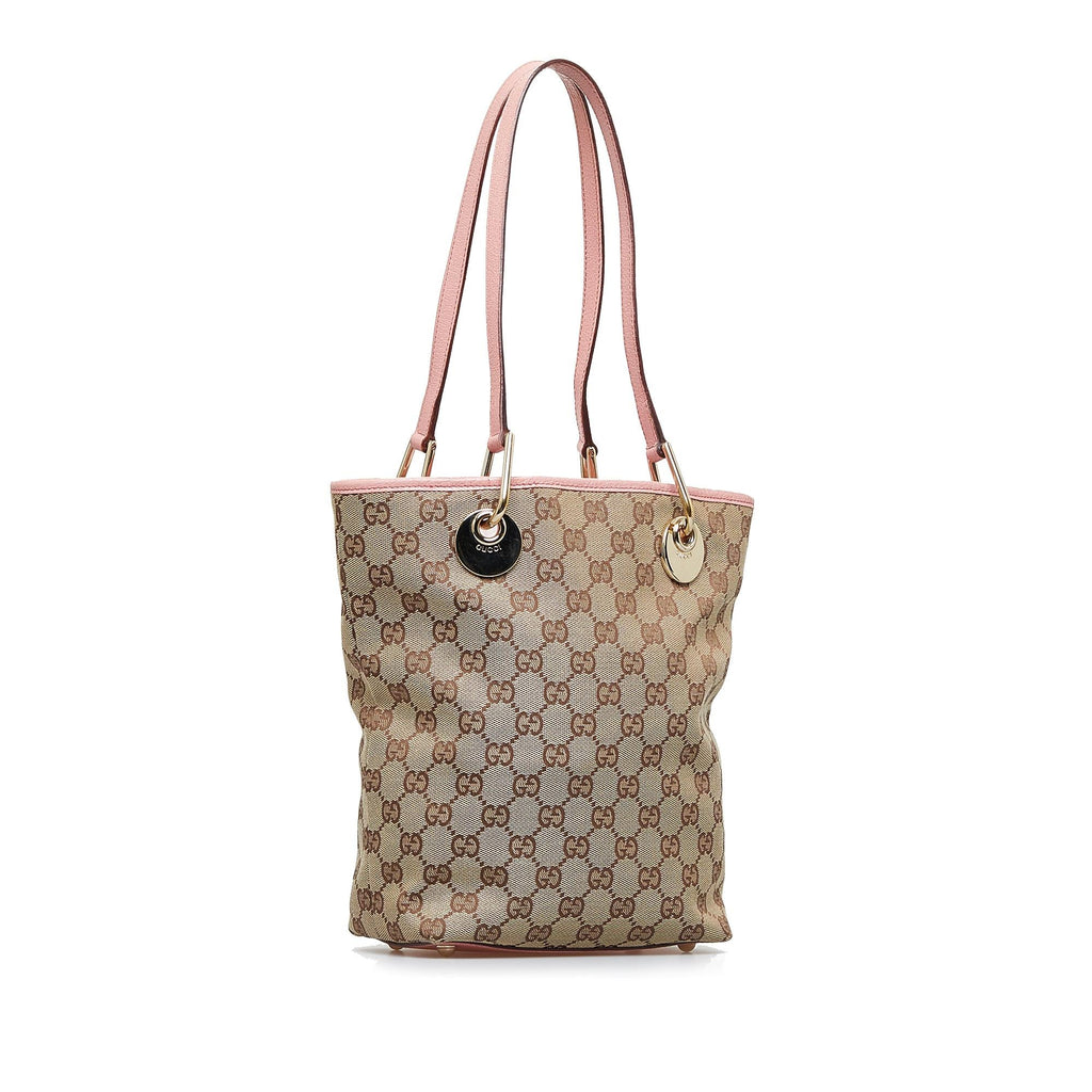 Gucci GG Canvas Eclipse Tote (SHG-0u46Wb)