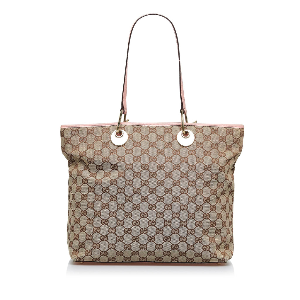 Gucci GG Canvas Eclipse Tote (SHG-iAOPL8)