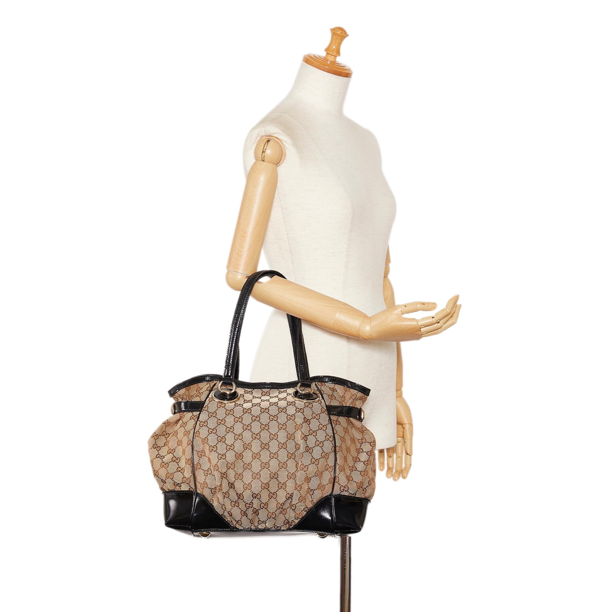 Gucci GG Canvas Full Moon Tote Bag (SHG-Jae2HT)