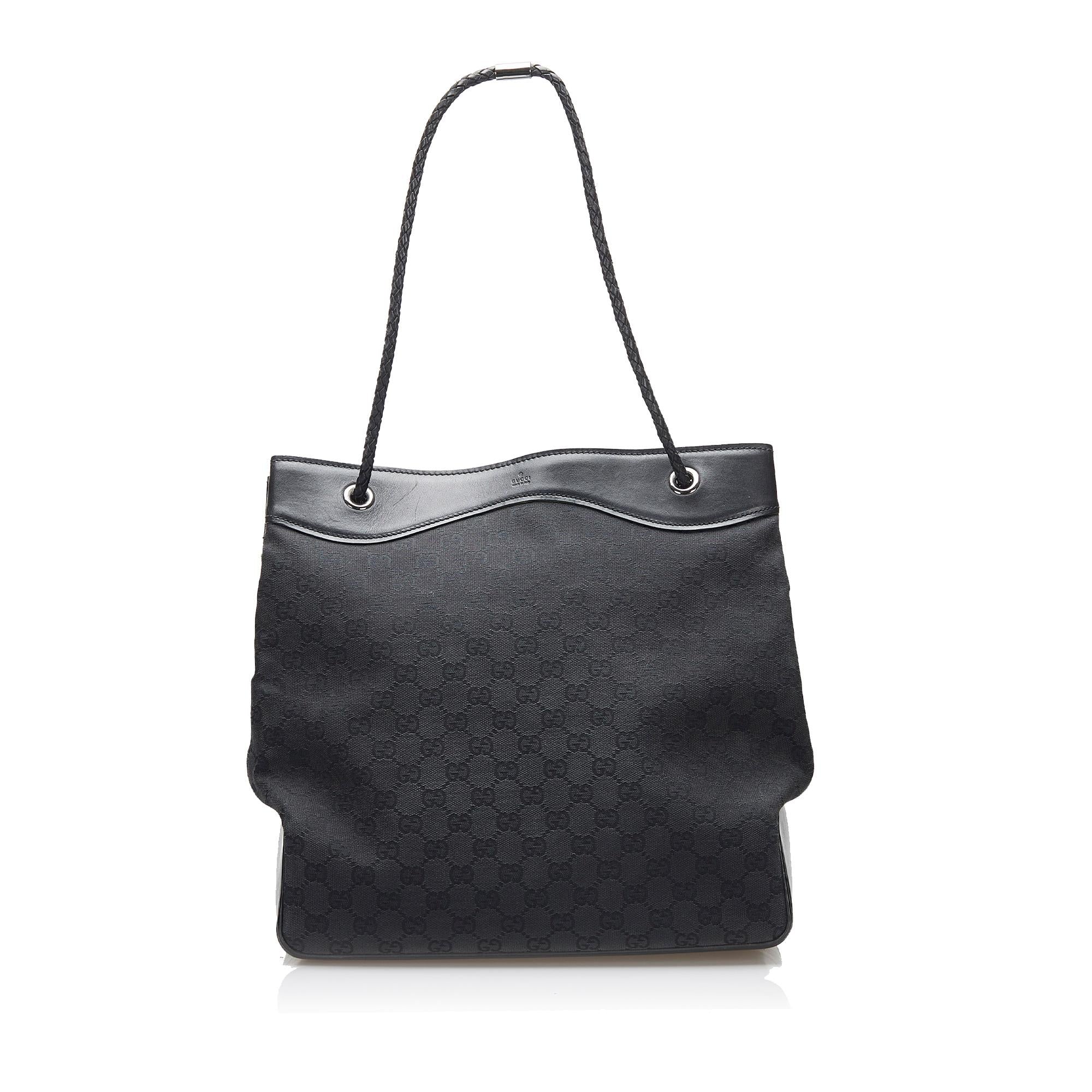 Gucci GG Canvas Gifford Tote (SHG-jZnCv0)