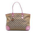 Gucci GG Canvas Heart Bit Tote (SHG-8tNWwL)