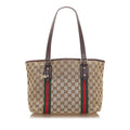Gucci GG Canvas Jolicoeur Tote Bag (SHG-17775)