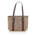 Gucci GG Canvas Jolicoeur Tote Bag (SHG-18756)