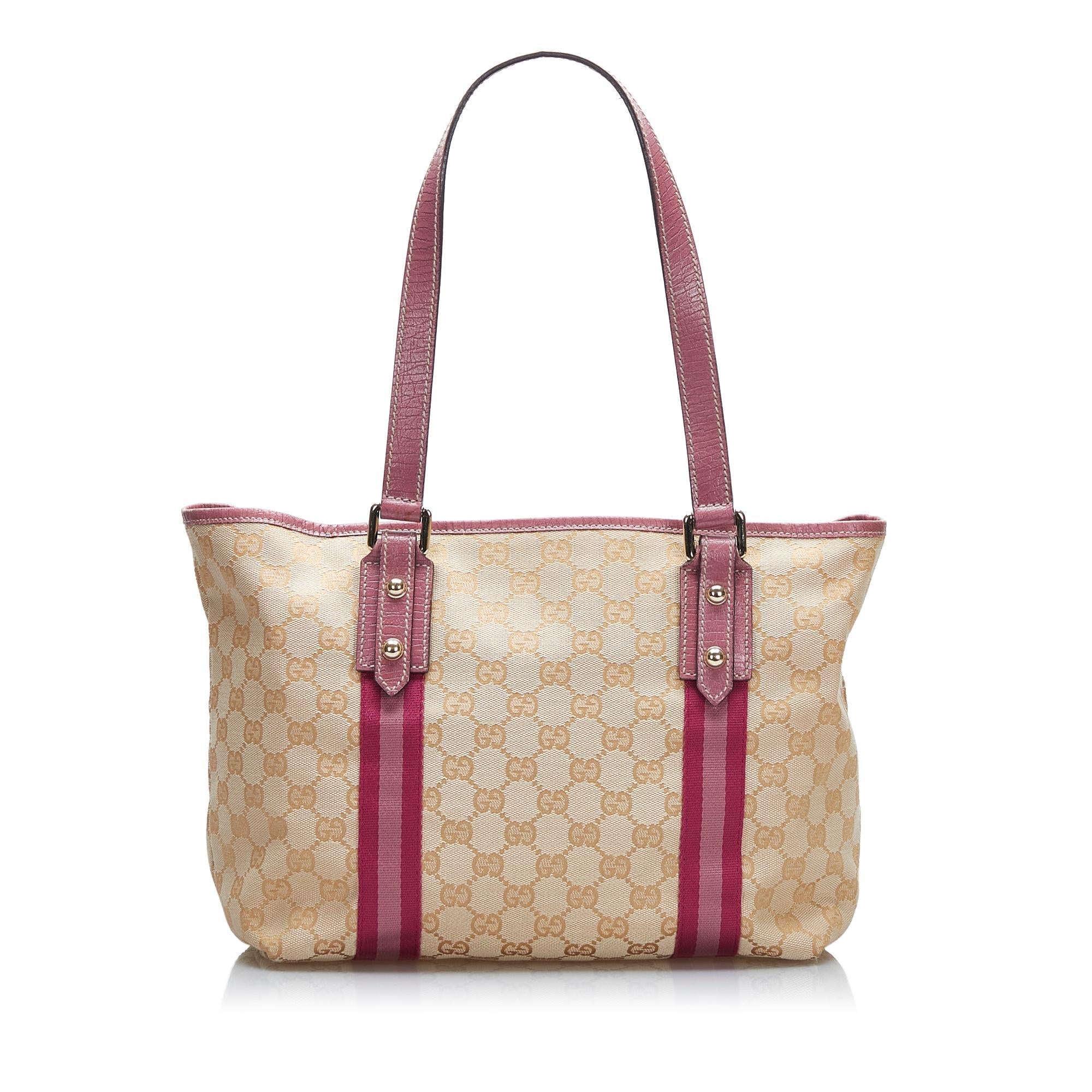 Gucci GG Canvas Jolicoeur Tote (SHG-3HjuR6)