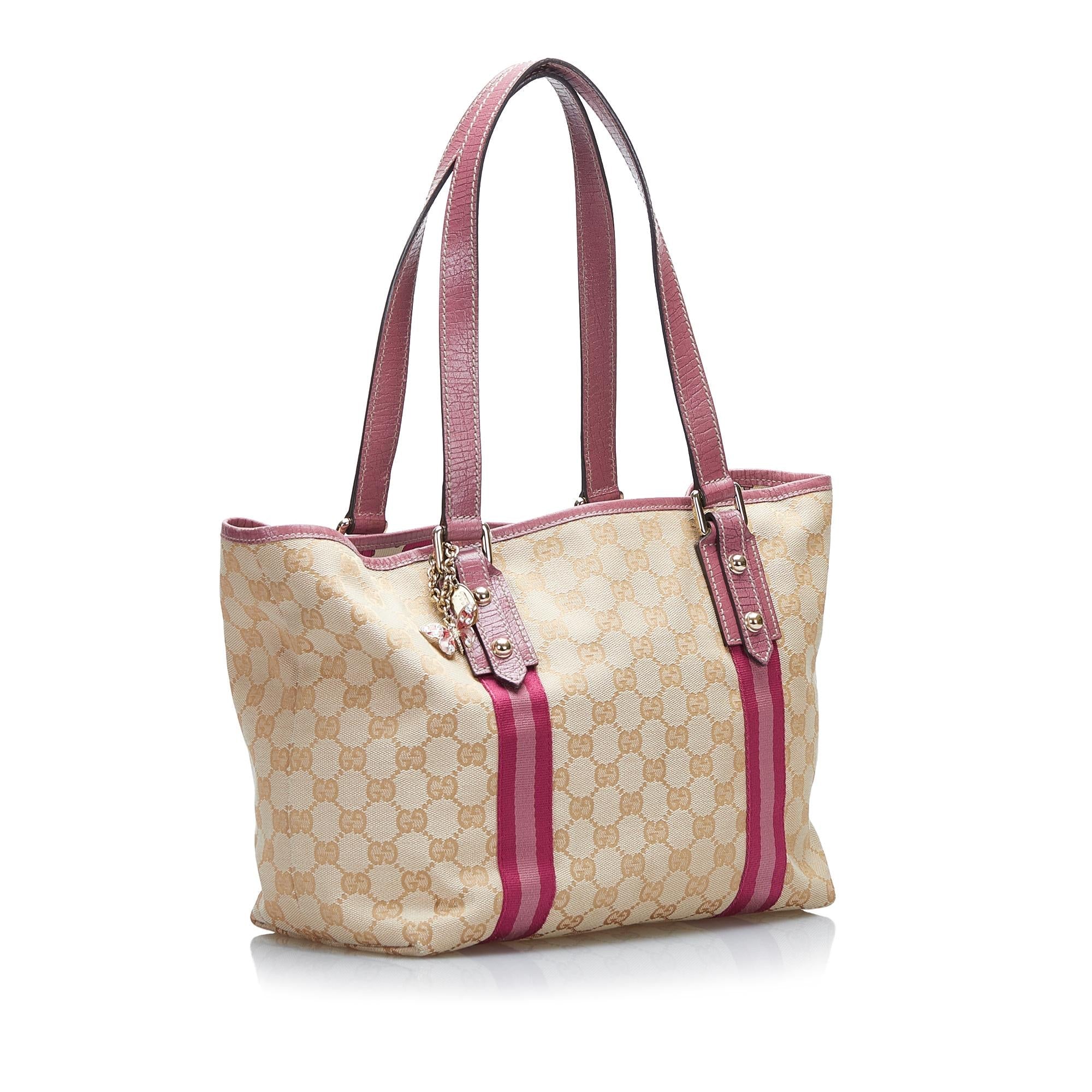 Gucci GG Canvas Jolicoeur Tote (SHG-3HjuR6)