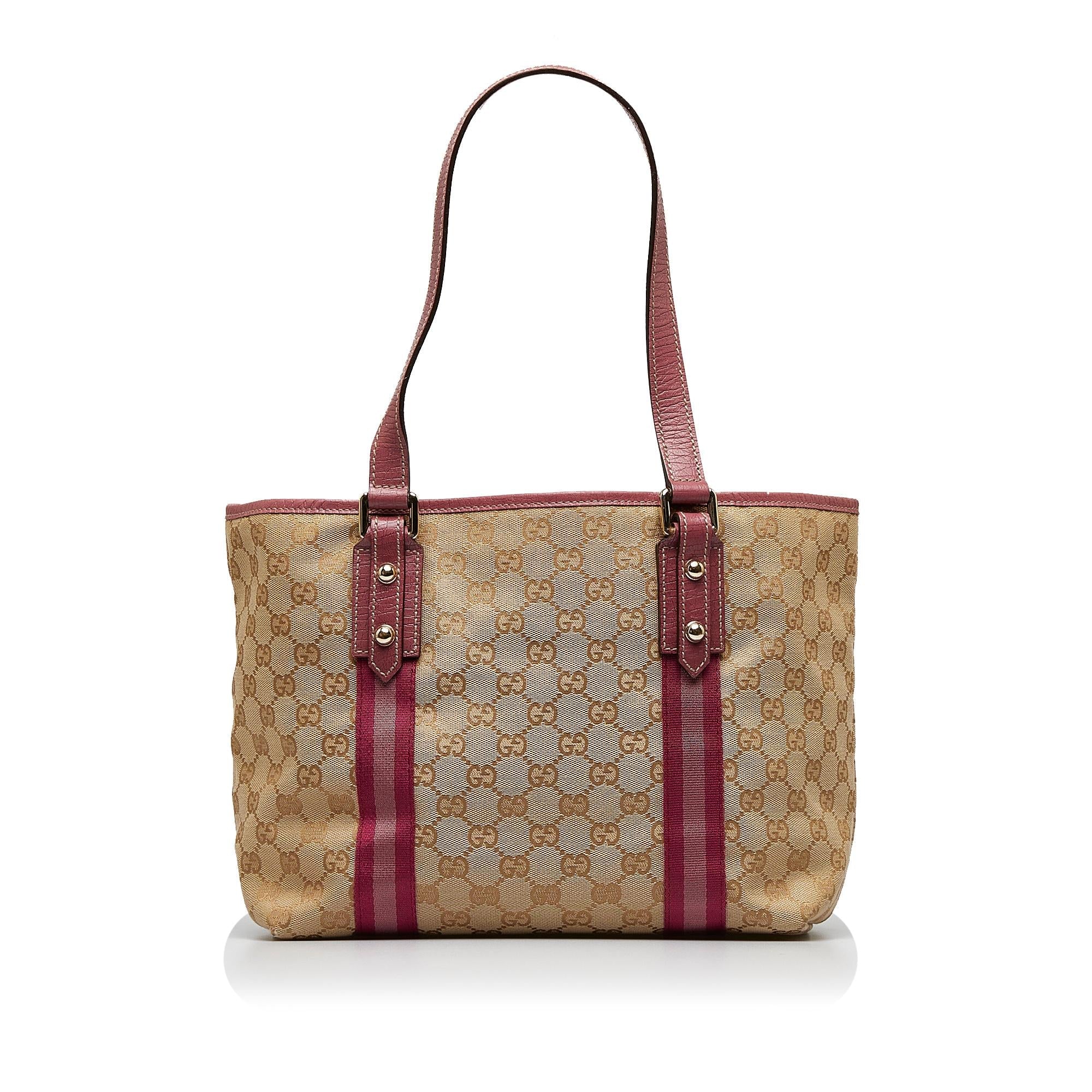 Gucci GG Canvas Jolicoeur Tote (SHG-H3TwXH)