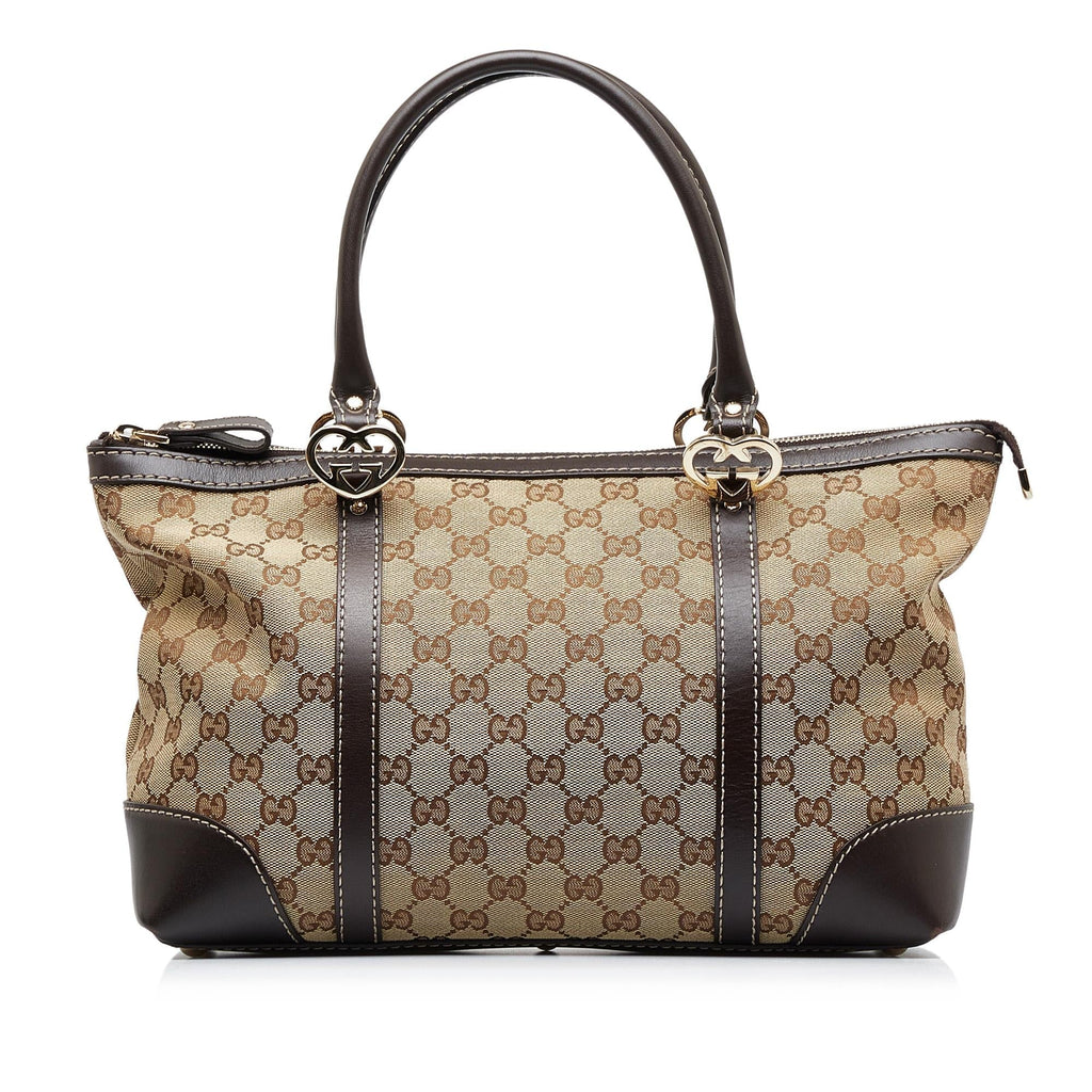Gucci GG Canvas Lovely Tote Bag (SHG-opVphq)