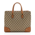 Gucci  GG Canvas Nailhead Large Tote
