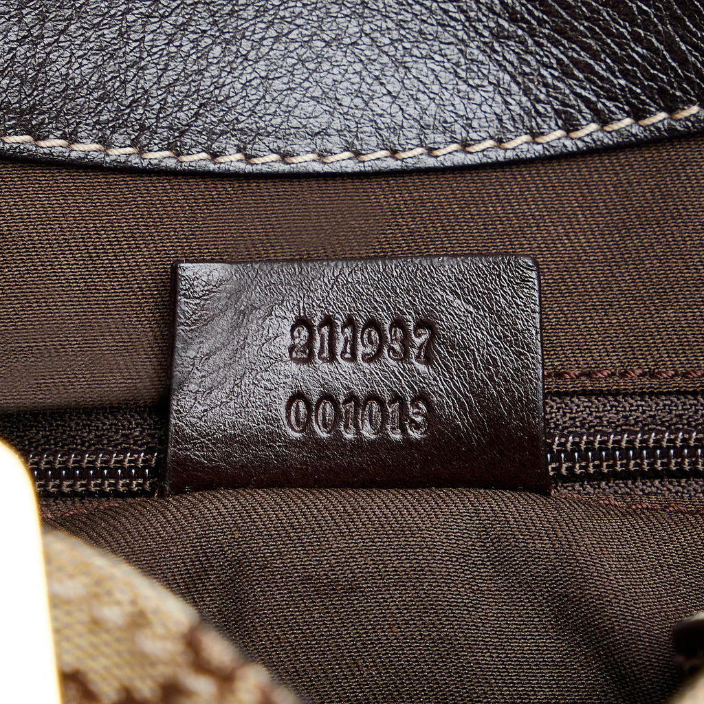Gucci GG Canvas New Ladies Web Tote (SHG-nXYCc6)