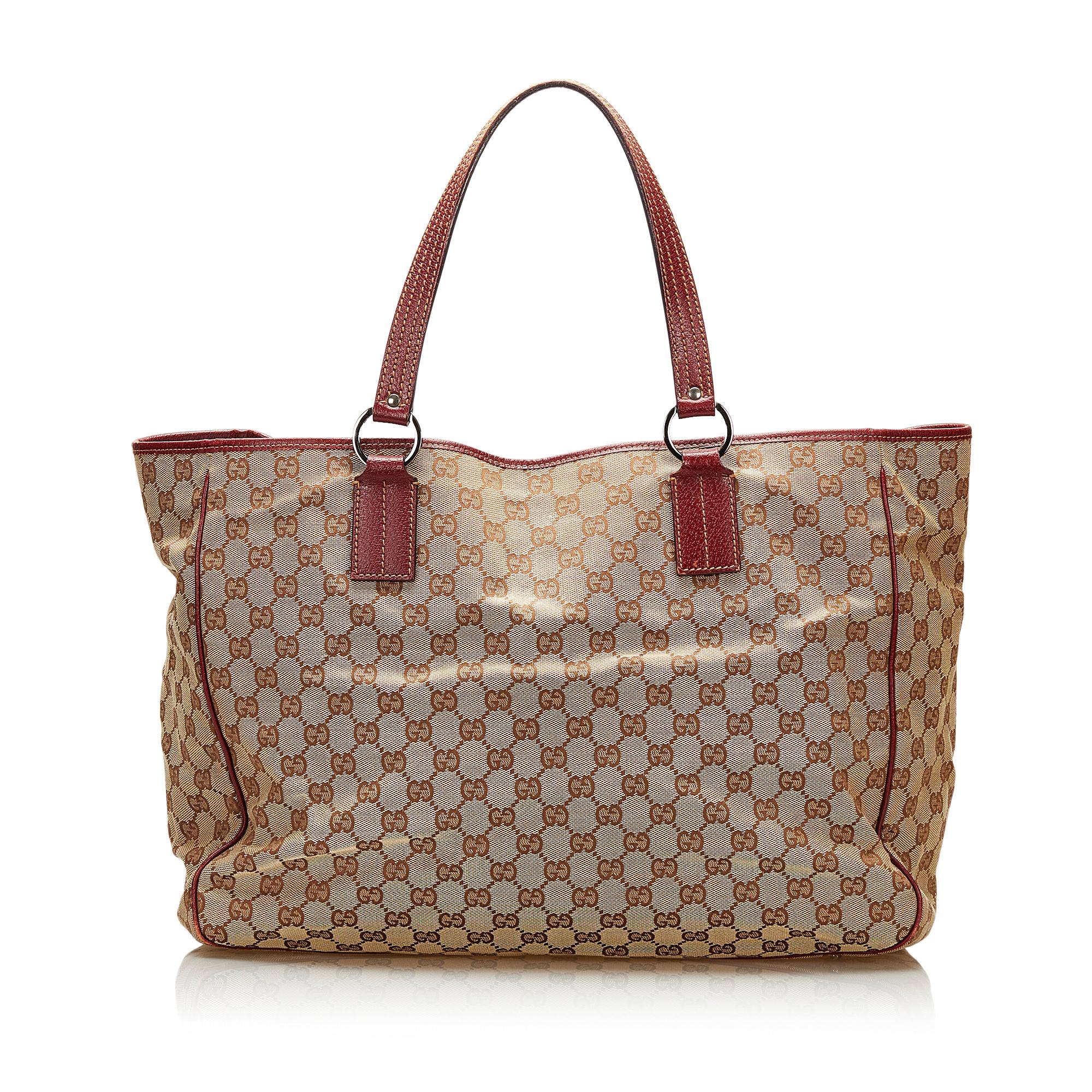Gucci GG Canvas O-Ring Tote (SHG-qkTvWM)