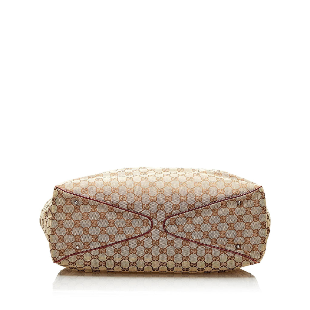 Gucci GG Canvas O-Ring Tote (SHG-qkTvWM)