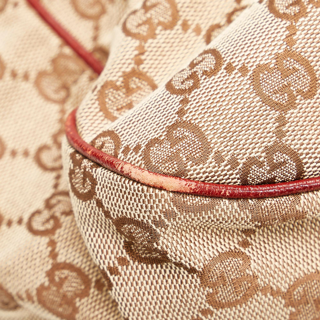 Gucci GG Canvas O-Ring Tote (SHG-qkTvWM)