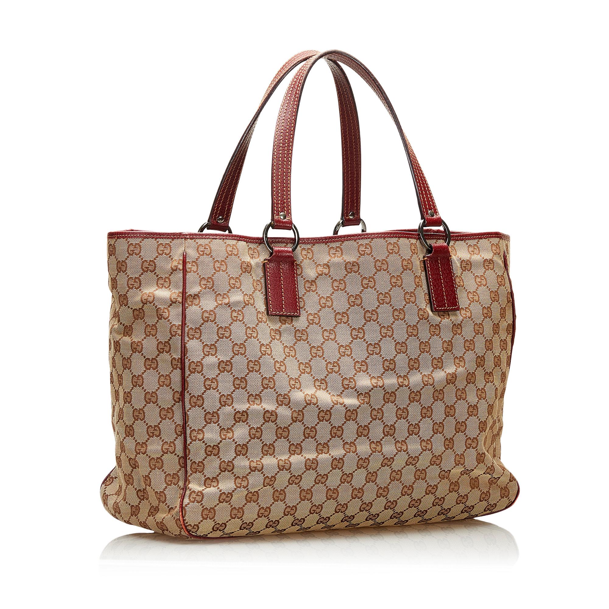 Gucci GG Canvas O-Ring Tote (SHG-qkTvWM)