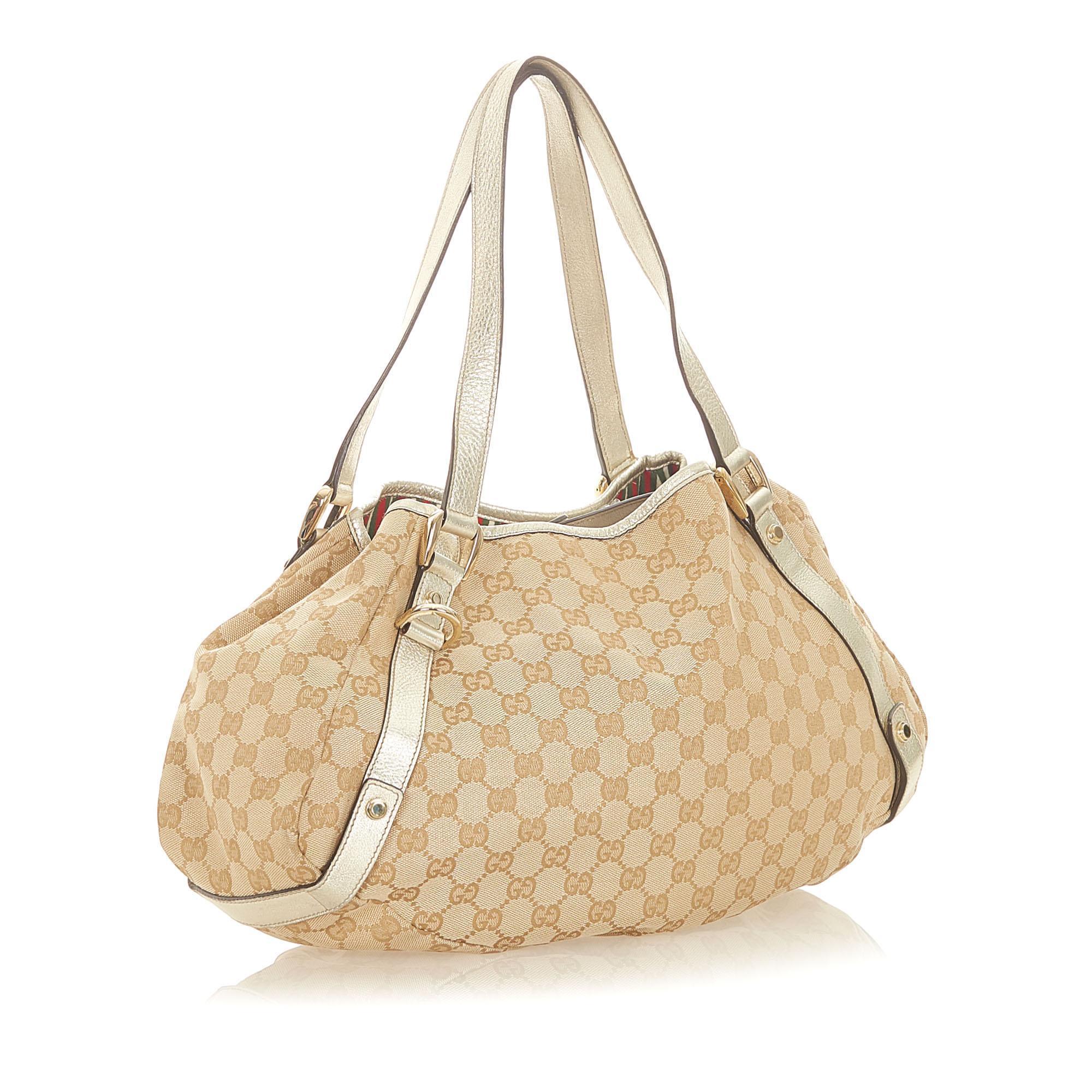 Gucci GG Canvas Pelham Tote Bag (SHG-19974)