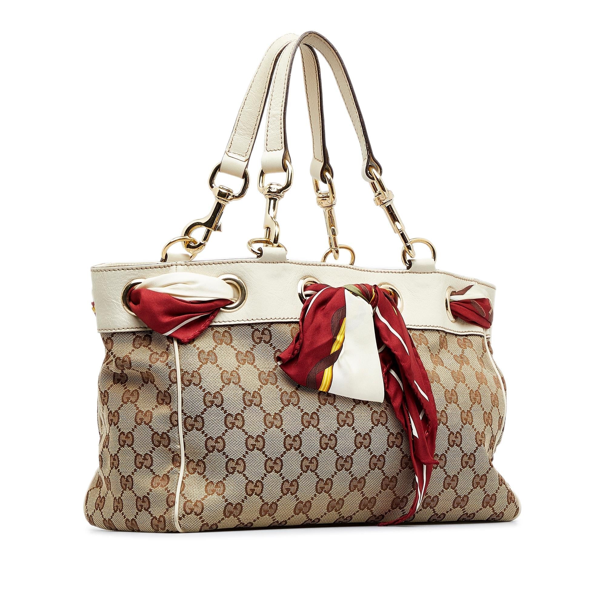 Gucci GG Canvas Positano Tote Bag (SHG-1keonk)