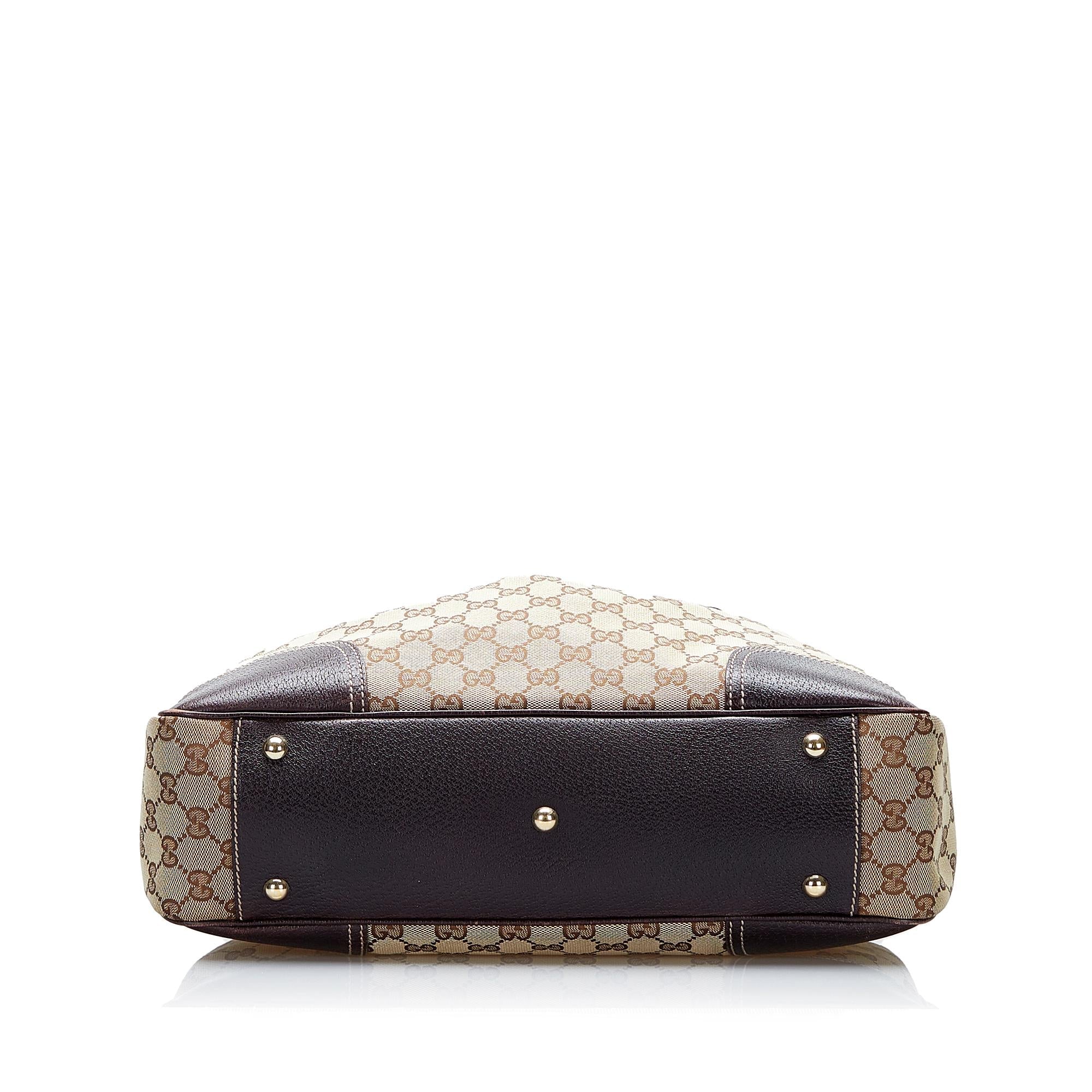 Gucci GG Canvas Princy Tote Bag (SHG-NumBEo)
