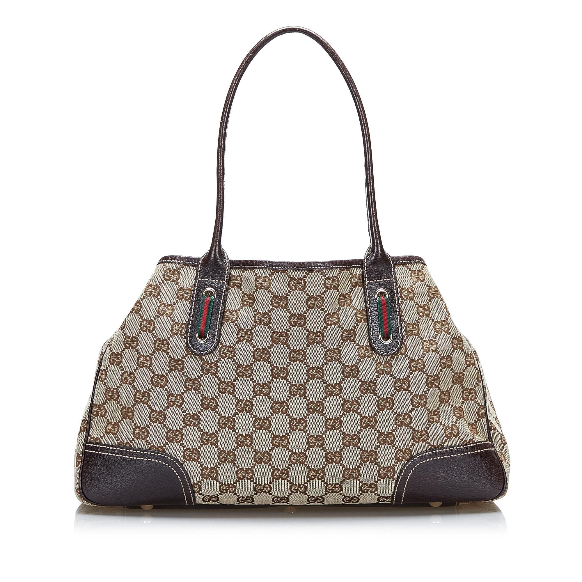 Gucci GG Canvas Princy Tote (SHG-GLor0l)