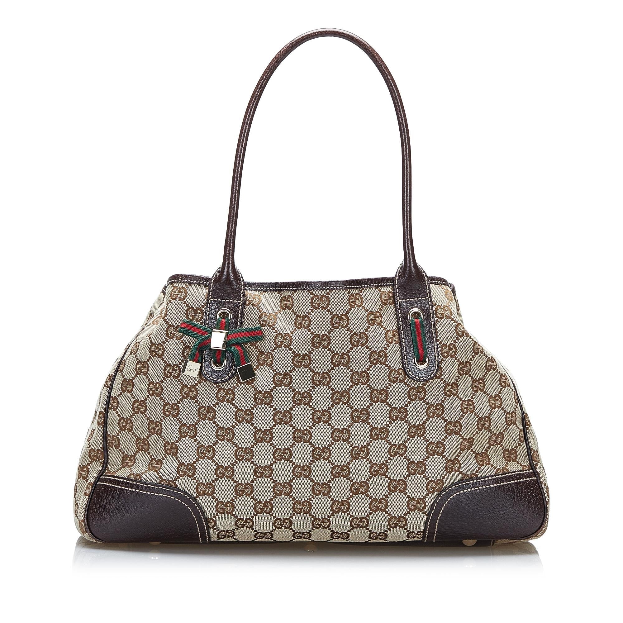 Gucci GG Canvas Princy Tote (SHG-GLor0l)