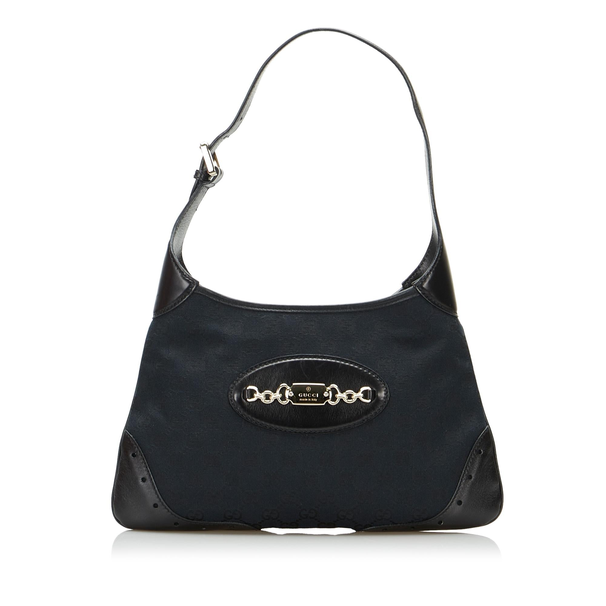 Gucci GG Canvas Punch Shoulder Bag (SHG-bcYNIO)