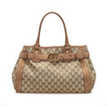 Gucci GG Canvas Running Tote Bag (SHG-11864)