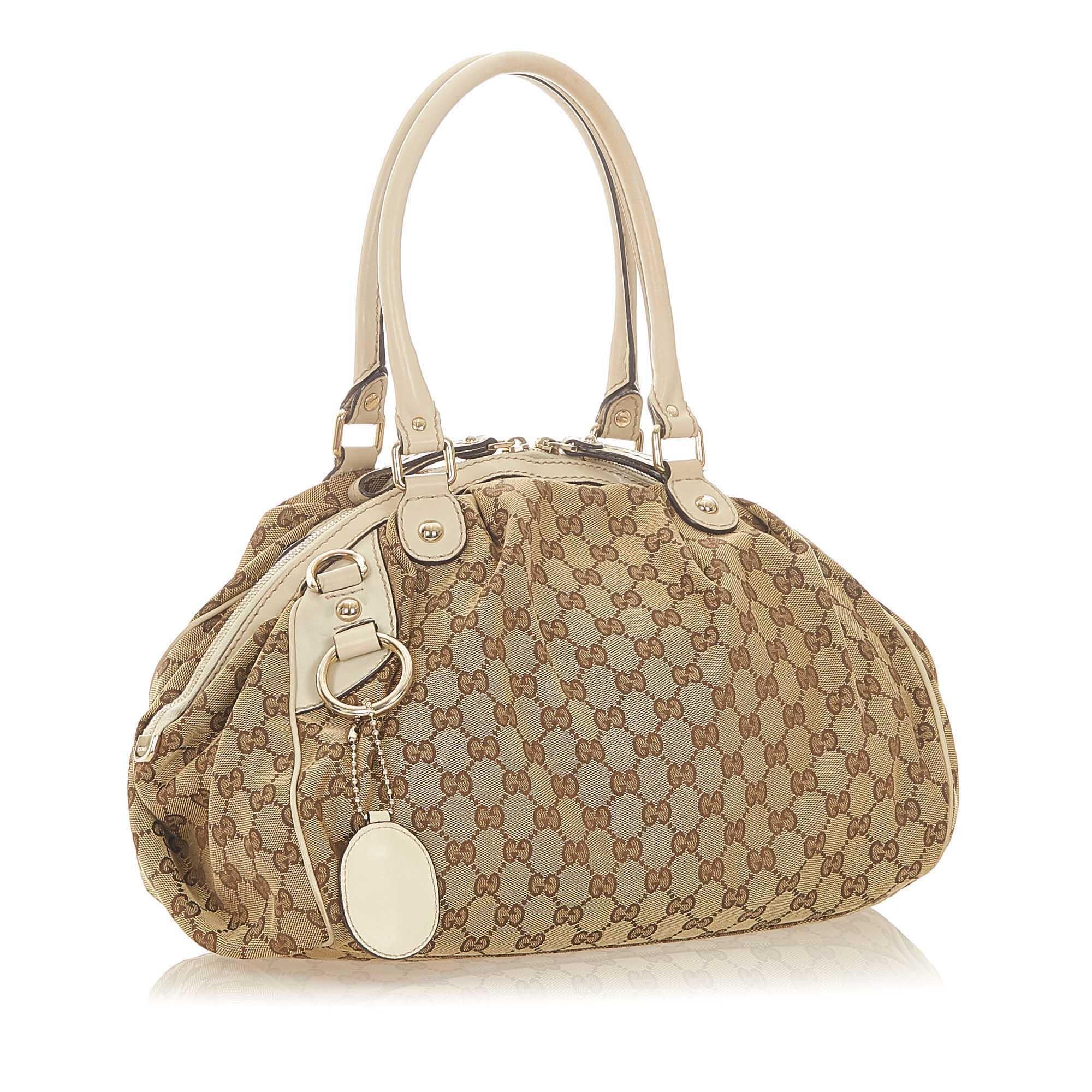 Gucci GG Canvas Sukey Tote Bag (SHG-20140)