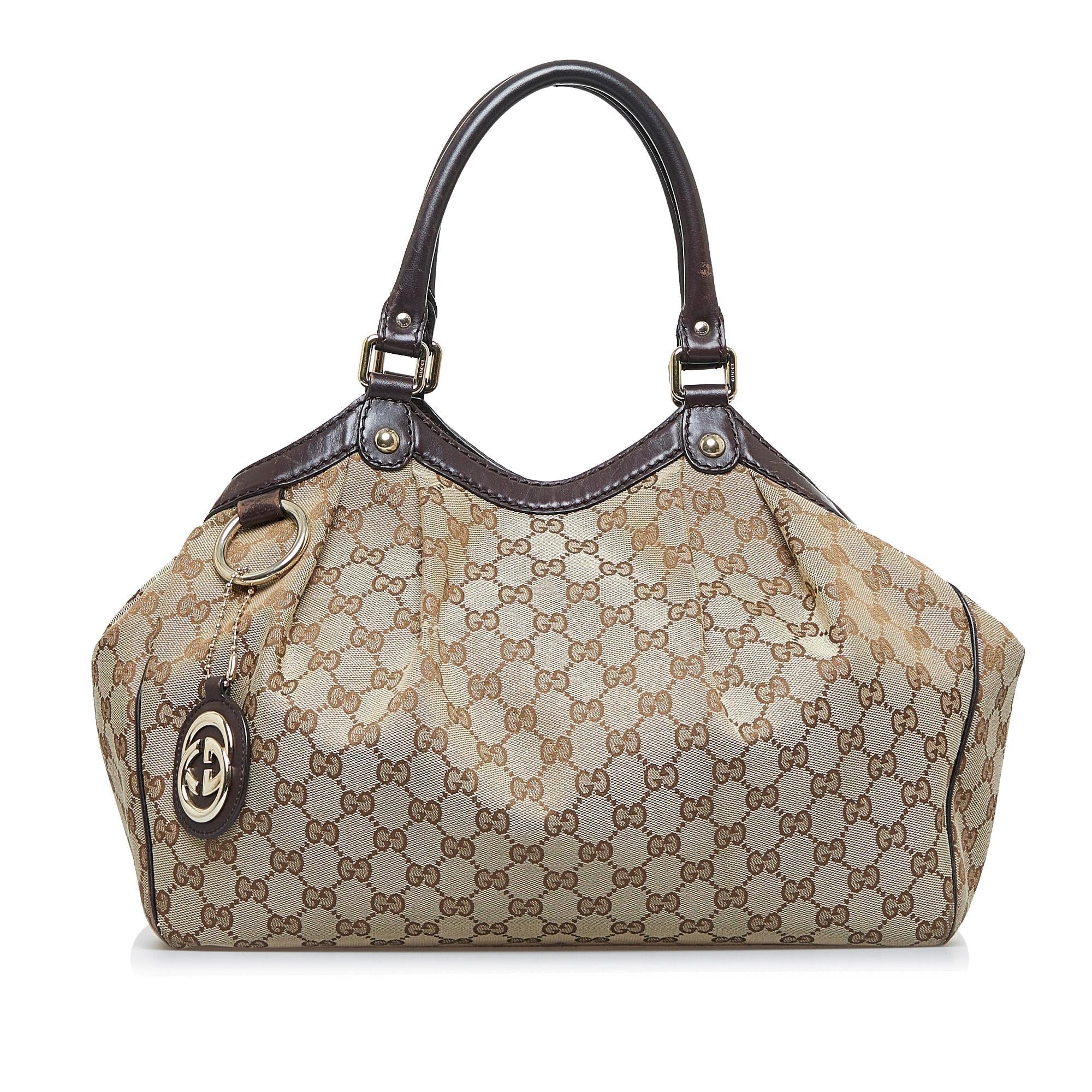 Gucci GG Canvas Sukey Tote Bag (SHG-pqL1Sc)