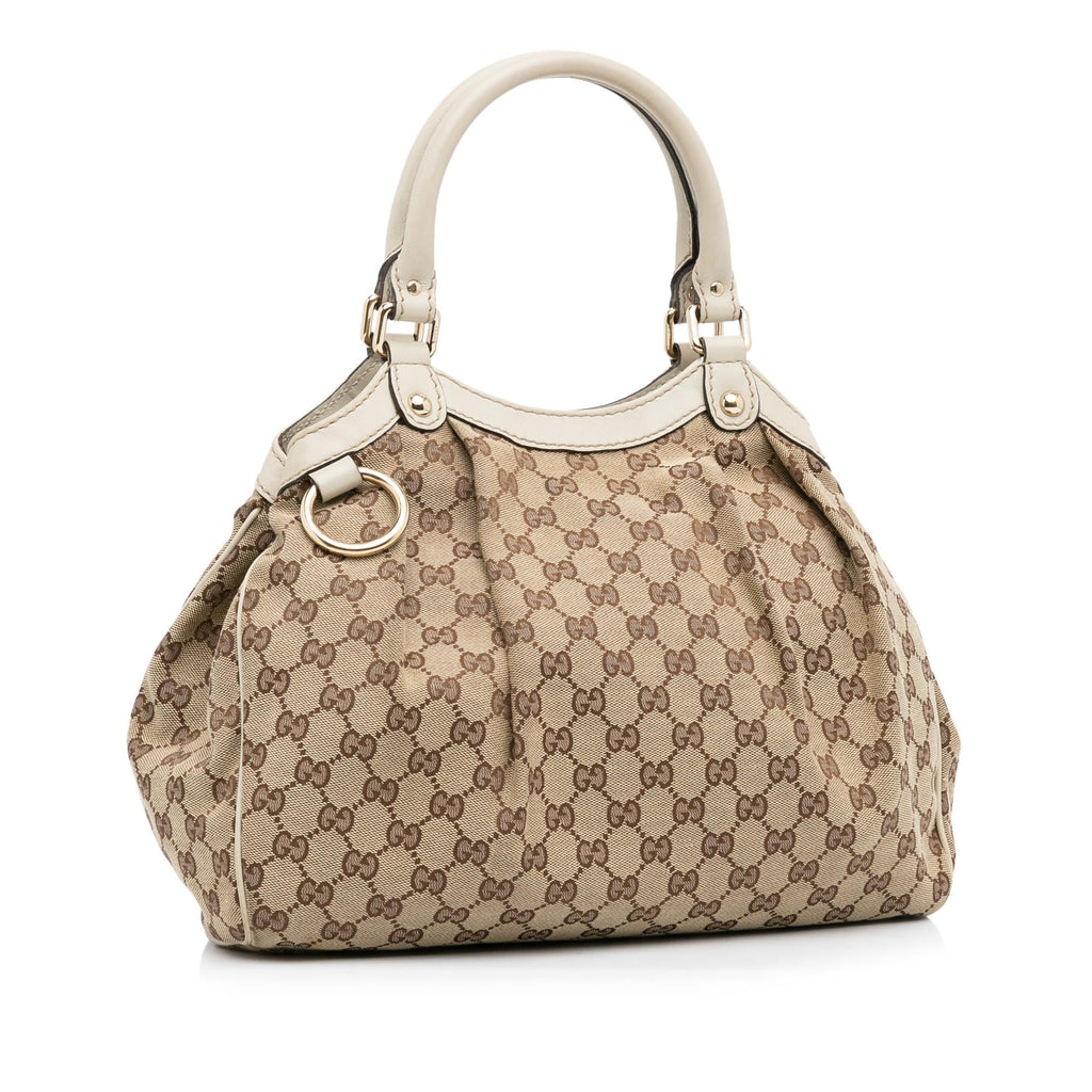 Gucci GG Canvas Sukey Tote (SHG-NtlWYR)