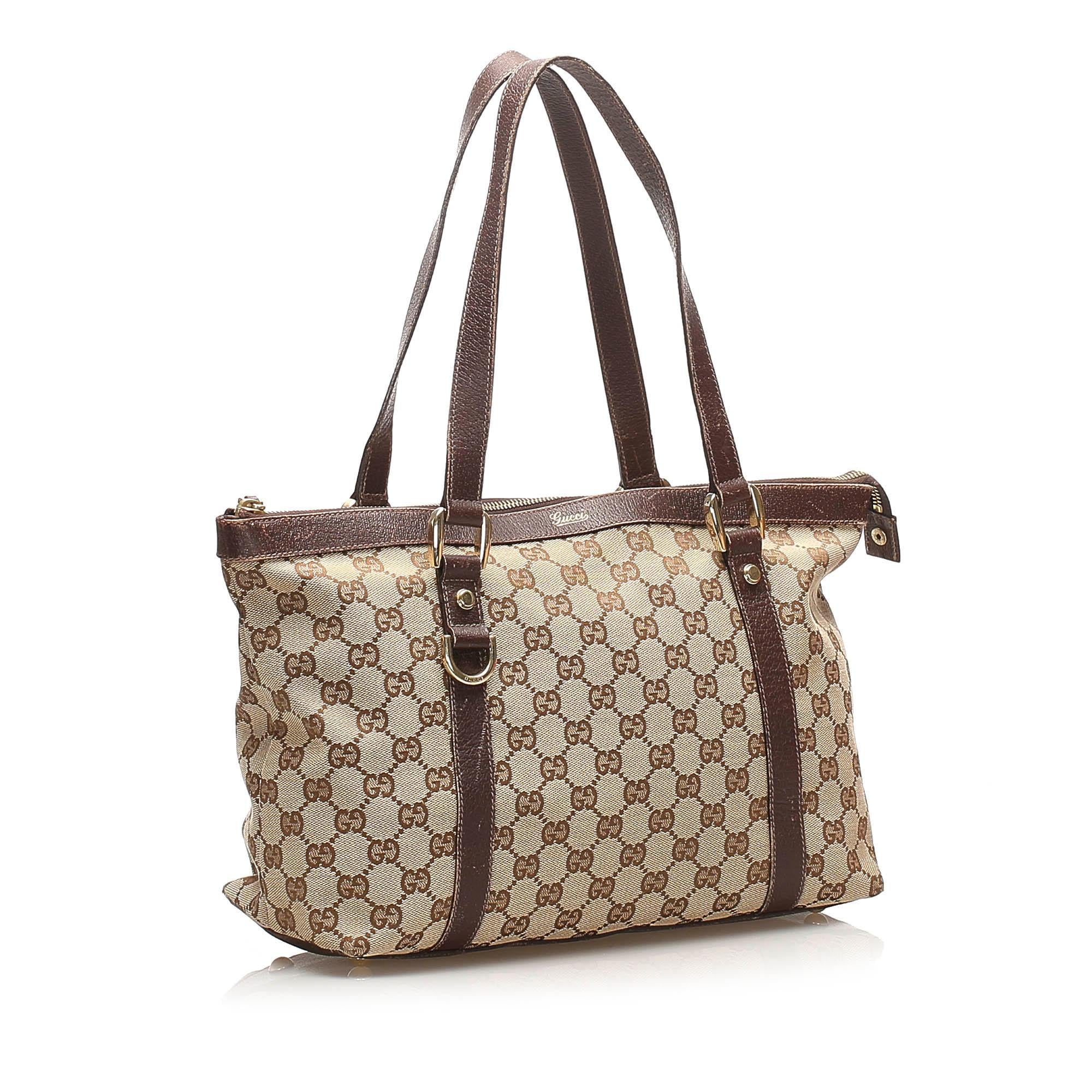 Gucci GG Canvas Tote Bag (SHG-13538)