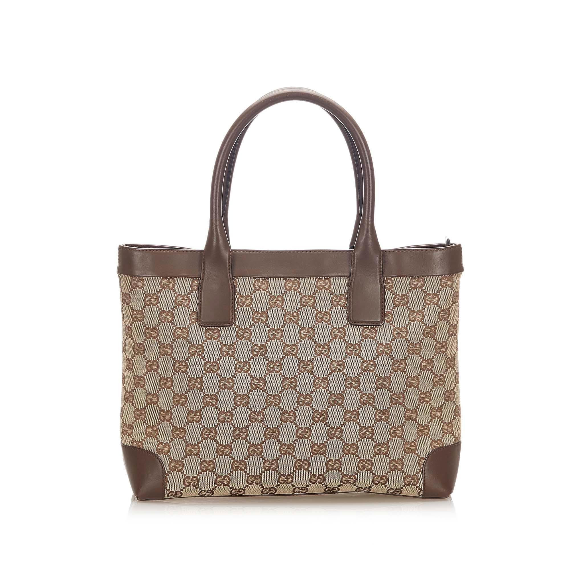 Gucci GG Canvas Tote Bag (SHG-17319)